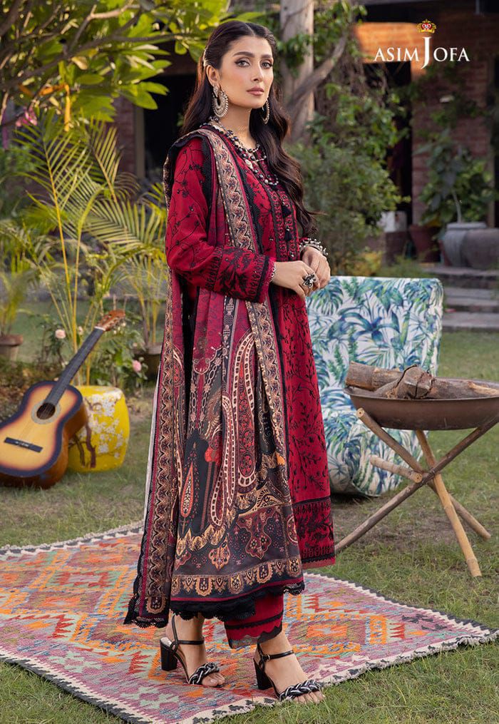 Printed Strip Lawn Stitched 2 Piece
